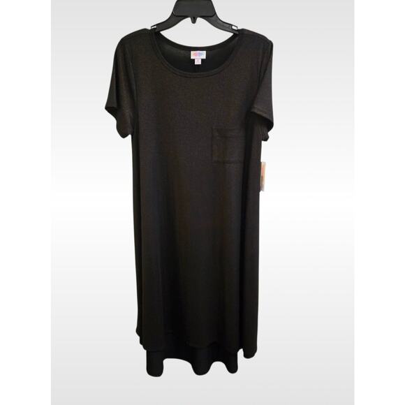 NWT women's Medium Black Glitter Dress - Picture 1 of 3